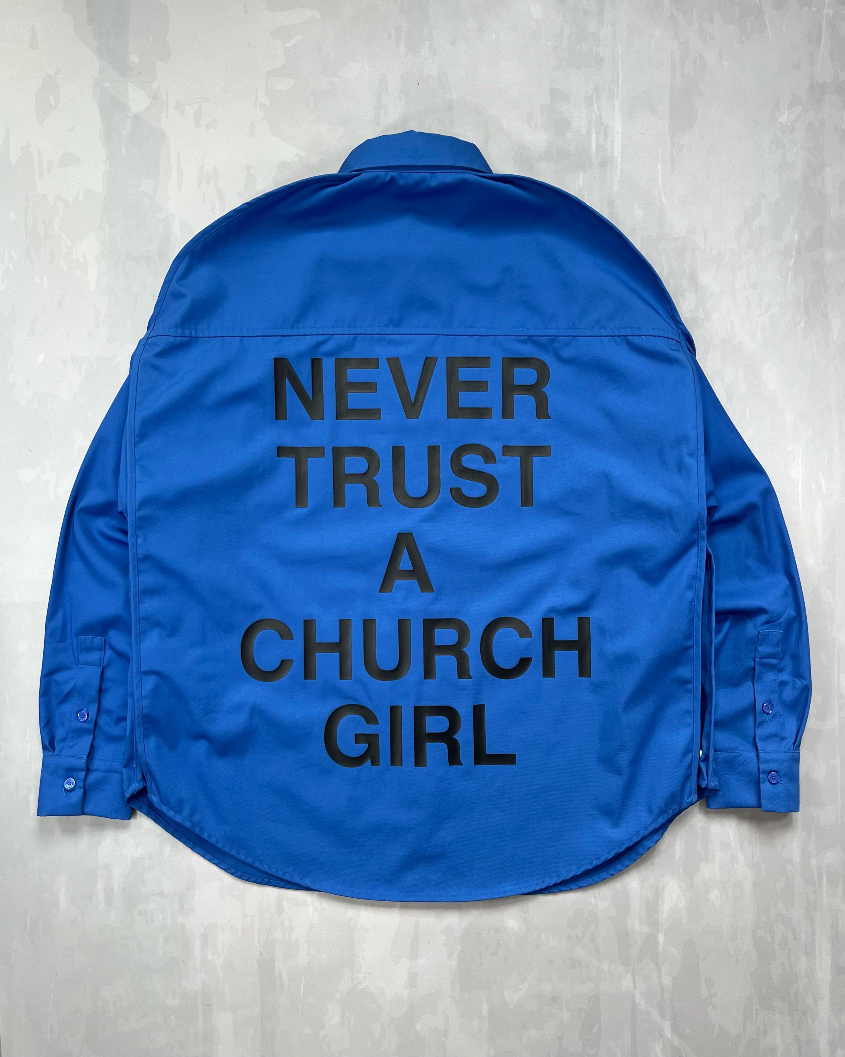 Hood By Air S/S 17 Never Trust A Church Girl Overshirt (M)
